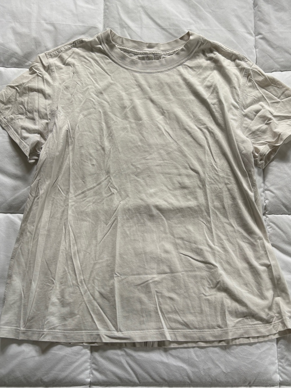 White Lululemon Tee